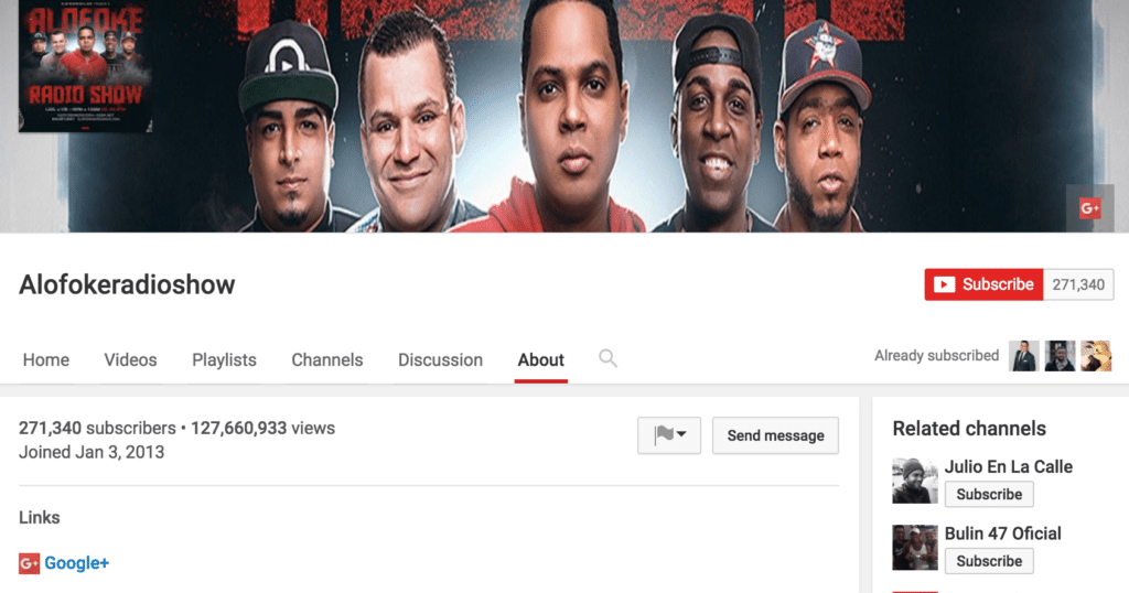 Canales de youtube mas vistos en dominicana
