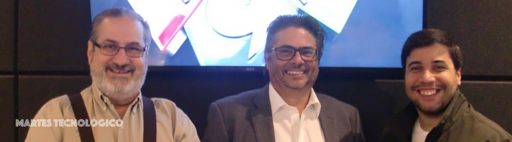 Teo Veras, Miguel Faxas y Arturo López Valerio.