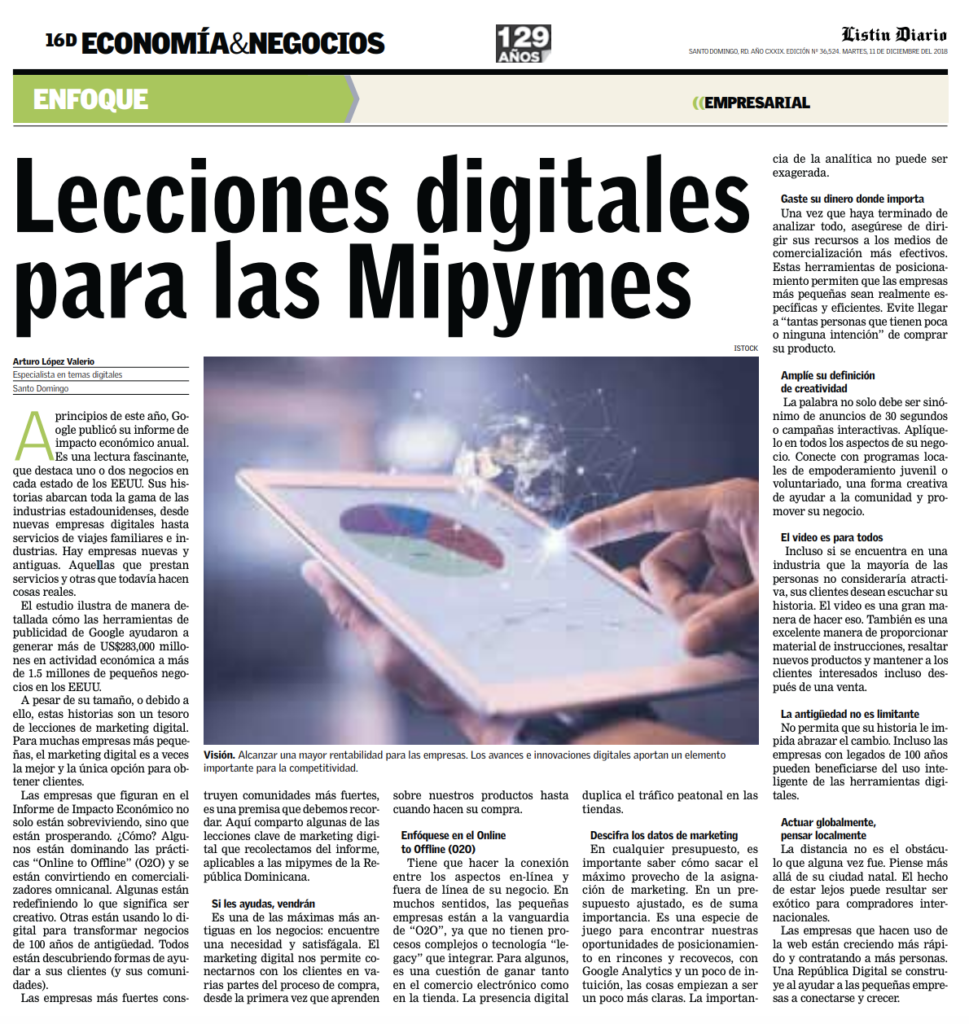Lecciones Digitales para las MiPyMEs